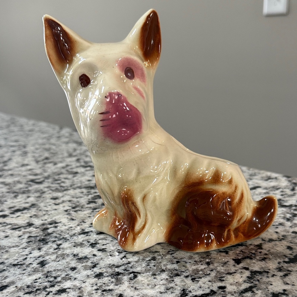 Vintage West Highland Terrier Ceramic Planter